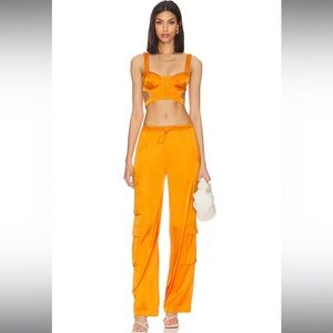 Orange two piece set
